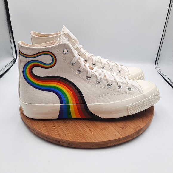 Converse Chuck 70 Hi Mens Size 12 Shoes Pride Rainbow LGBTQ High Top Sneakers